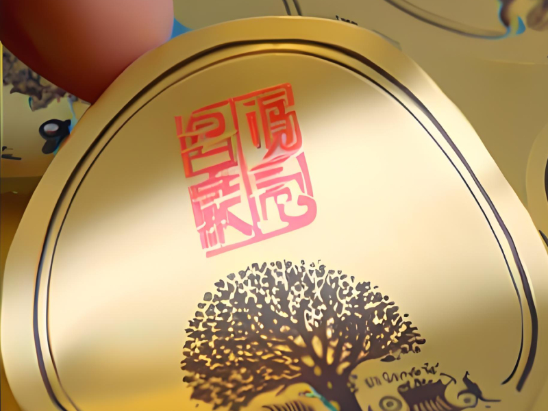 啞金不干膠